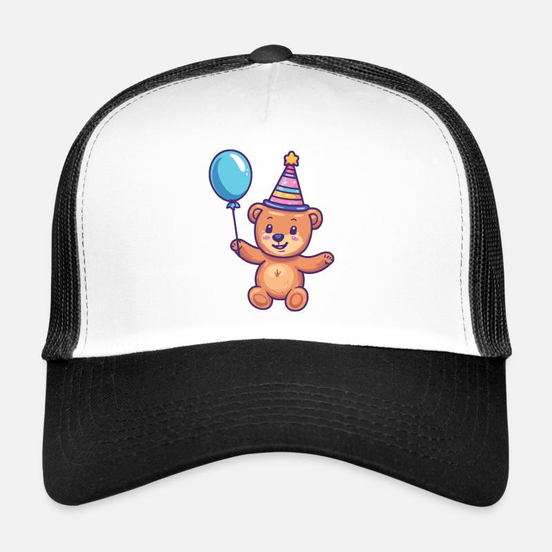 Bear Birthday Baby Trucker Cap