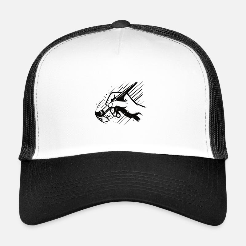Conception de pinceaux – Exprimez la créativité Casquette trucker 
