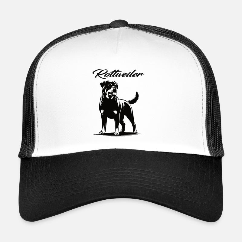 Fier de mon Rottweiler – la force avec le cœur Casquette trucker 