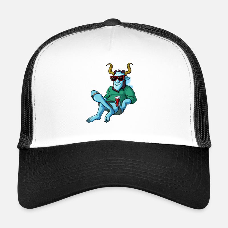 Krampus Percht Teufel 2311 Trucker Cap