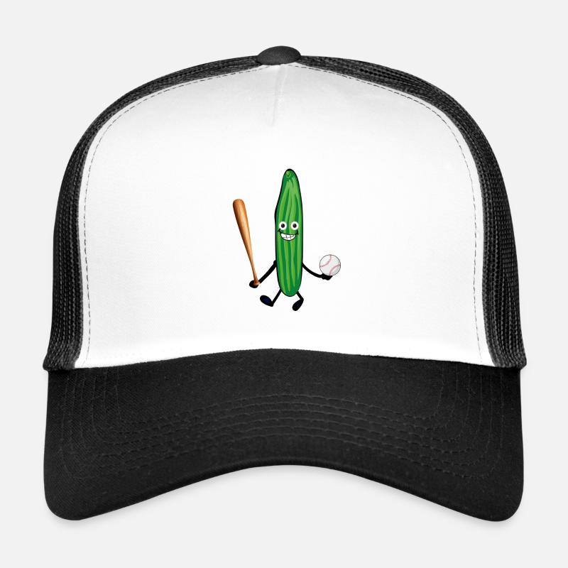 Baseball,Athlètes,Concombre,Concombres,Athlètes Casquette trucker 