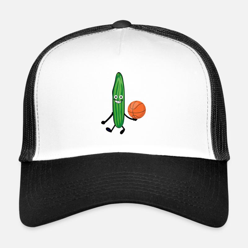 Basketball,athlète,concombre,concombre,athlète Casquette trucker 