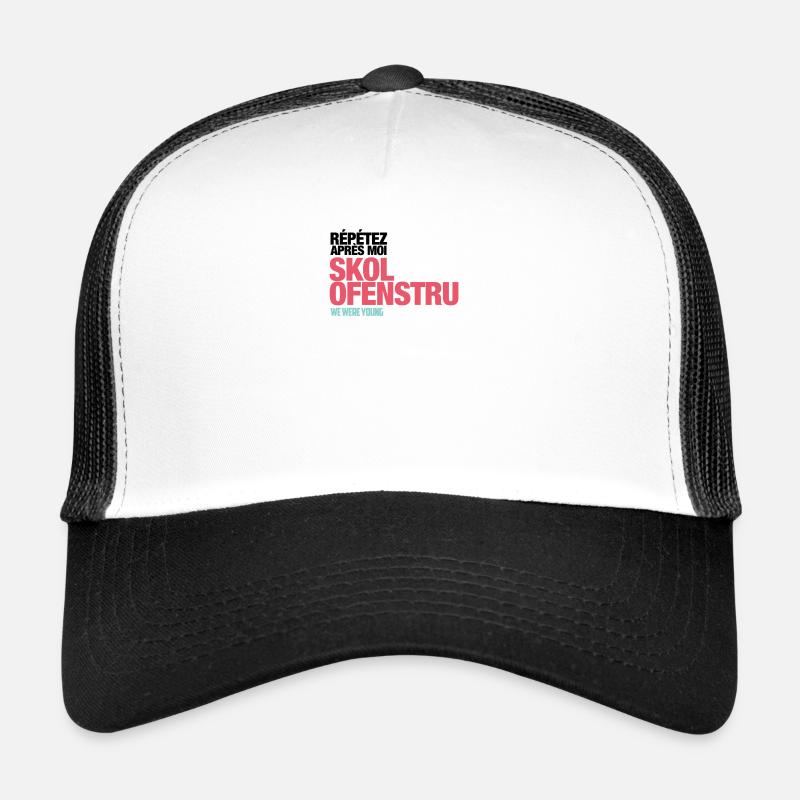 T-Shirt col v "Skol Ofenstru" Casquette trucker 