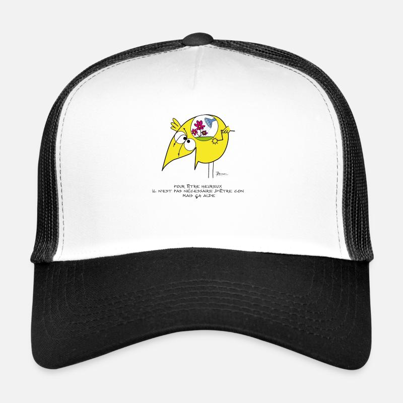 Etre heureux ! Casquette trucker 