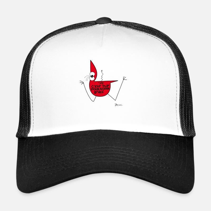 C'est tout pour aujourd'hui ! Casquette trucker 