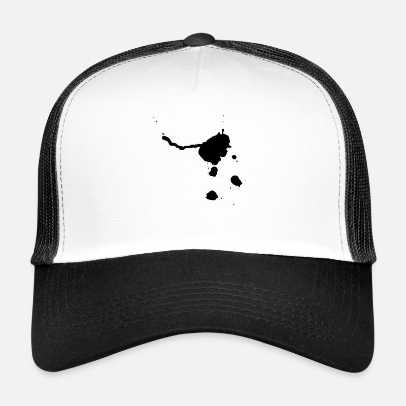 Paintball4 - Trucker Cap - Weiß/Schwarz