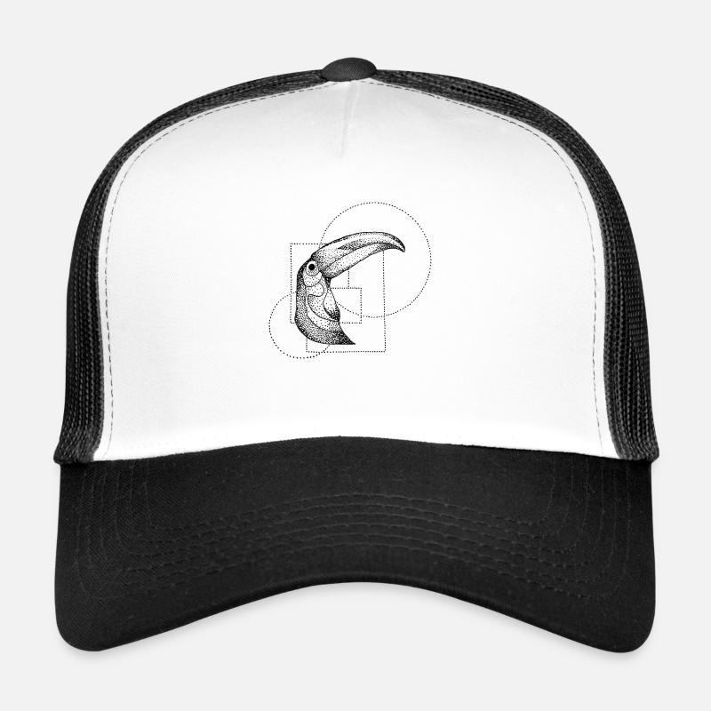 Toucan - Trucker Cap - white/black