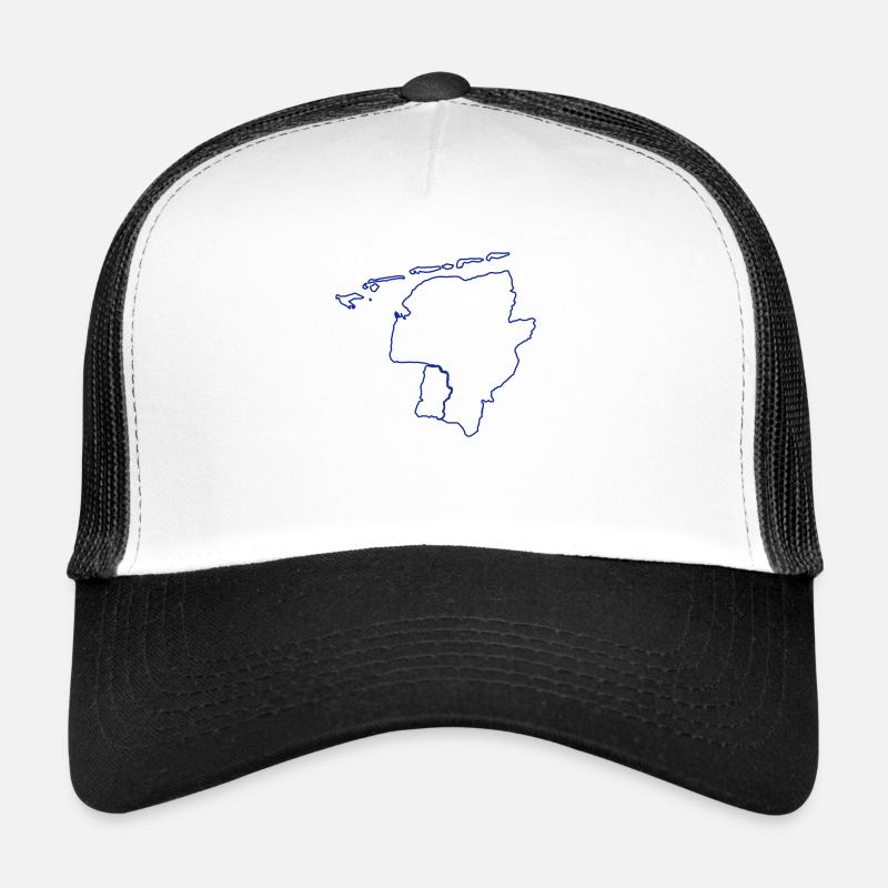 Umriss Ostfrieslands Trucker Cap