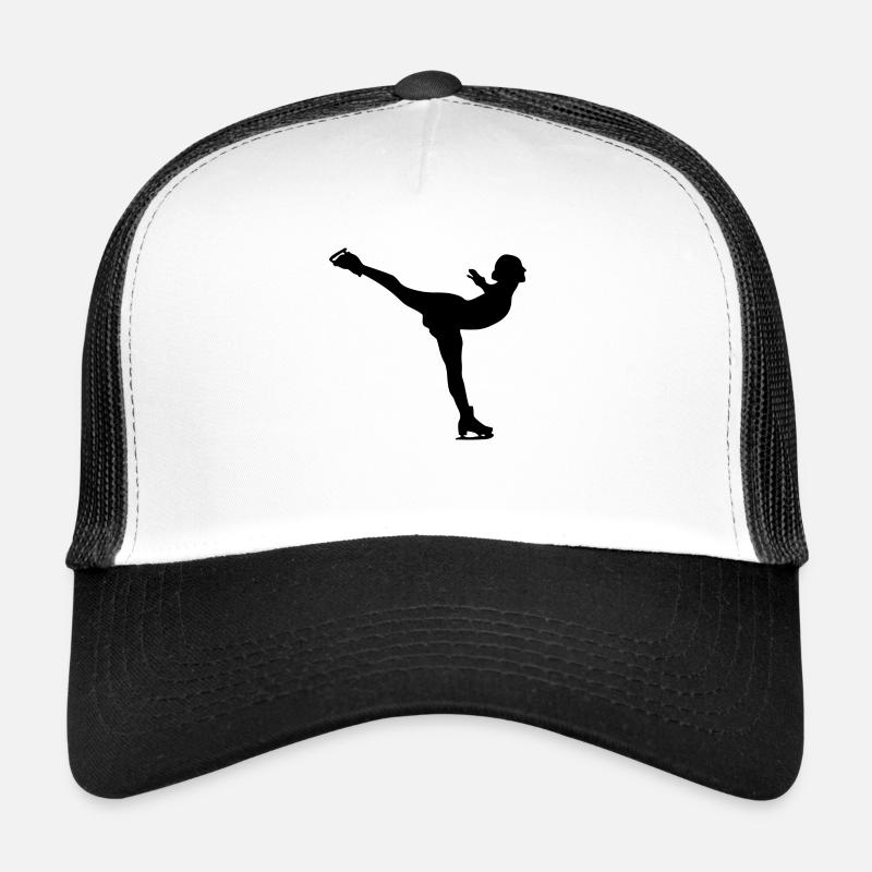 Eiskunstlauf - Trucker Cap - Weiß/Schwarz