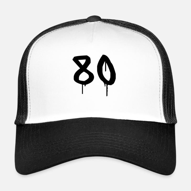 Graffiti : 80 - Trucker Cap - white/black