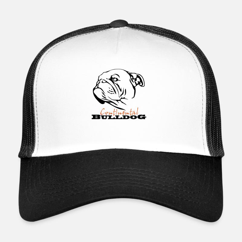 Continental Bulldog - Trucker Cap - Weiß/Schwarz