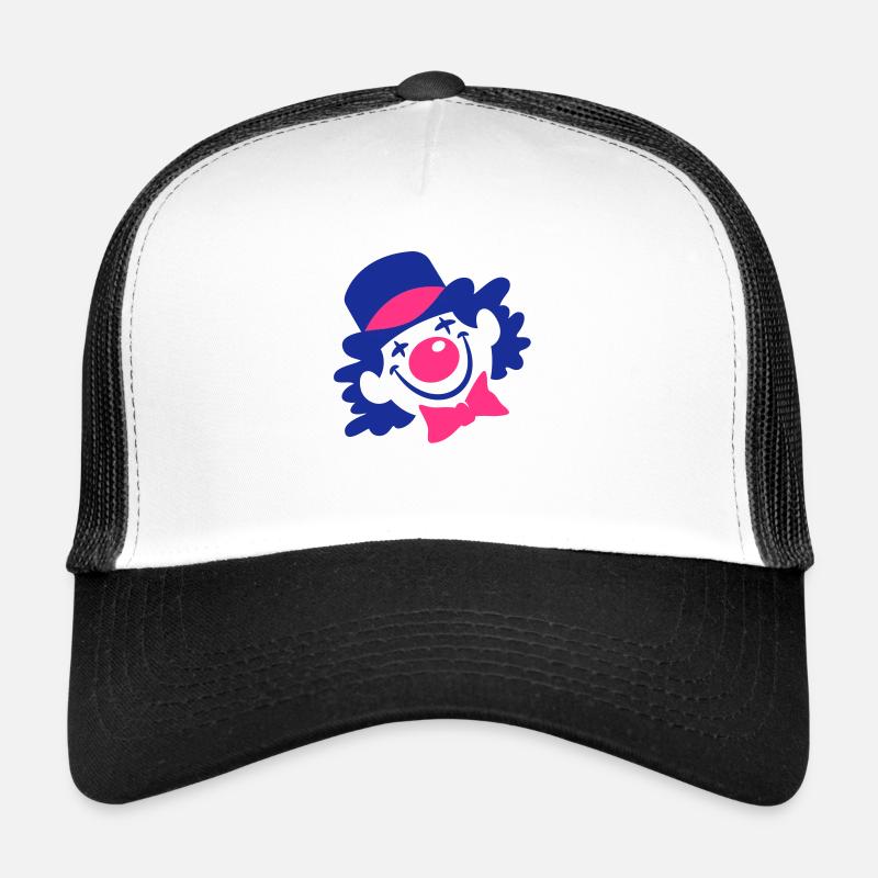 A Clown Face Trucker Cap