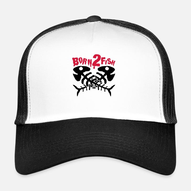 fish_born_to_fish_dx2 Casquette trucker 