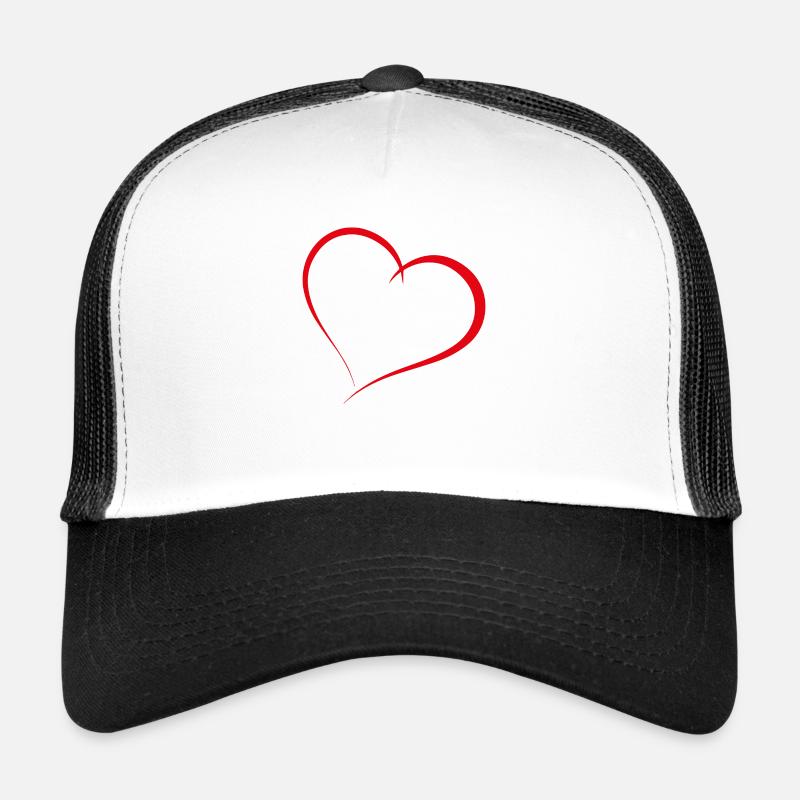 Cœur Saint Valentin - Mon cœur pour VOUS ! Casquette trucker 