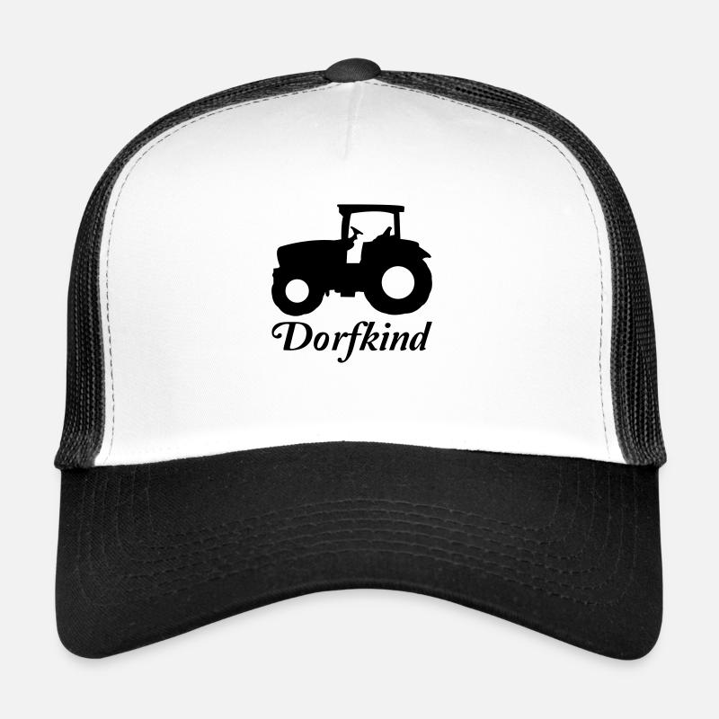 traktor - Trucker Cap - Weiß/Schwarz