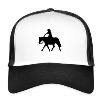 Ranch Riding Extended Trot - Trucker Cap - Weiß/Schwarz - Vorne