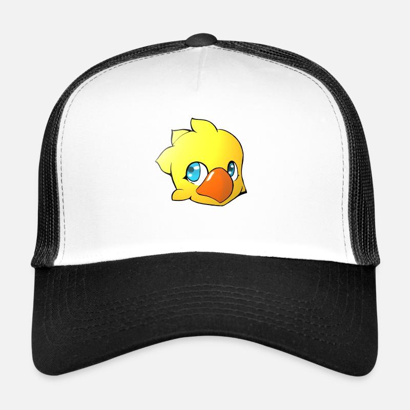 Head_Chocobo - Trucker Cap - Weiß/Schwarz