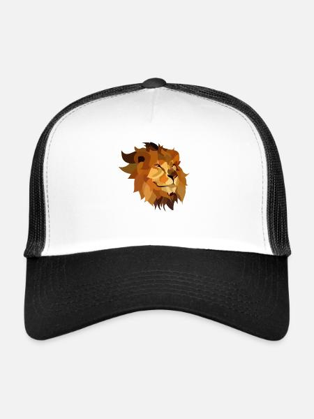 Lion - Trucker Cap - white/black