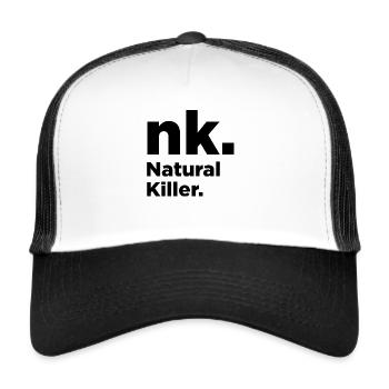 NK Natural Killer - Trucker Cap - Weiß/Schwarz - Vorne