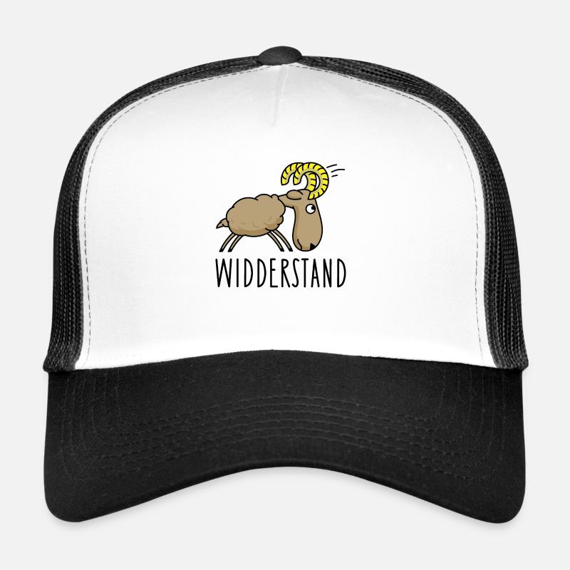 Widder Widerstand Rebell Trucker Cap