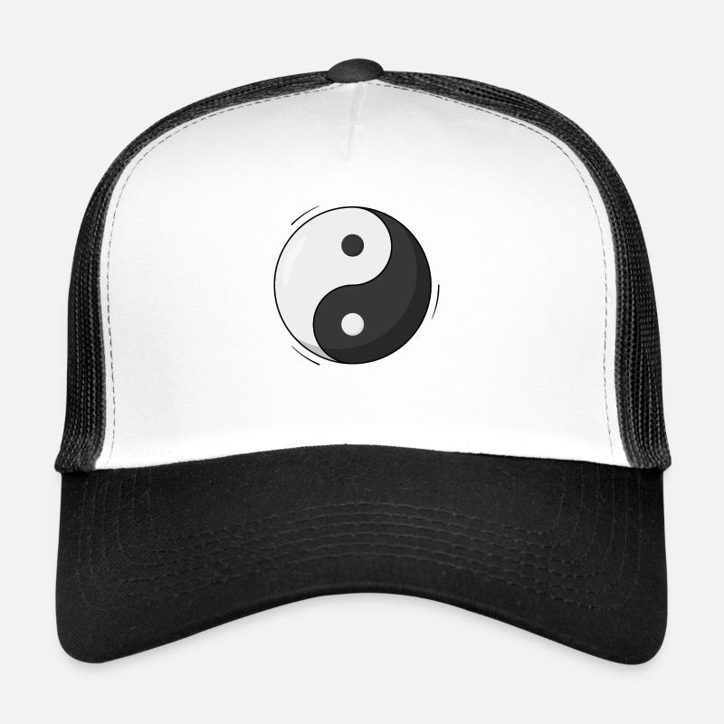 Yin et Yang Casquette trucker 