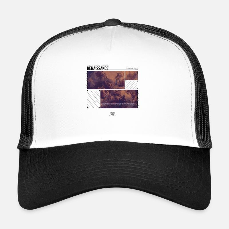 Renaissance - Casquette trucker - blanc/noir