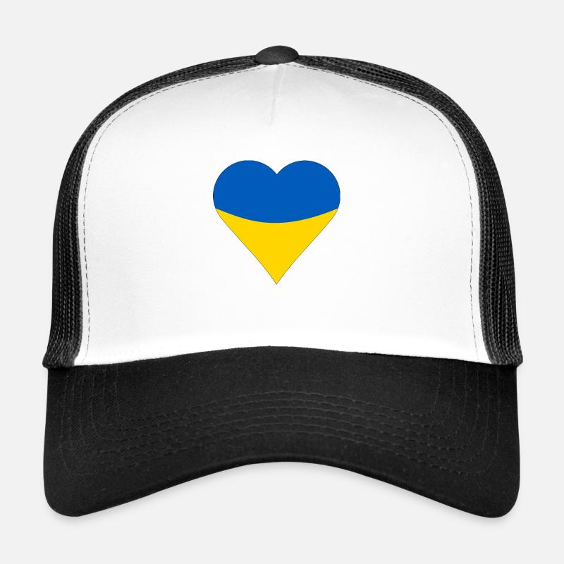Drapeau de l’Ukraine, je suis avec l’Ukraine Casquette trucker 