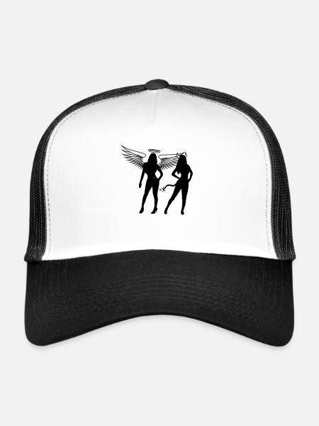 Team Engel Teufel - Trucker Cap - white/black - Front