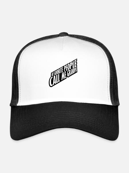 People Call Me Grandpa - Trucker Cap - white/black - Front