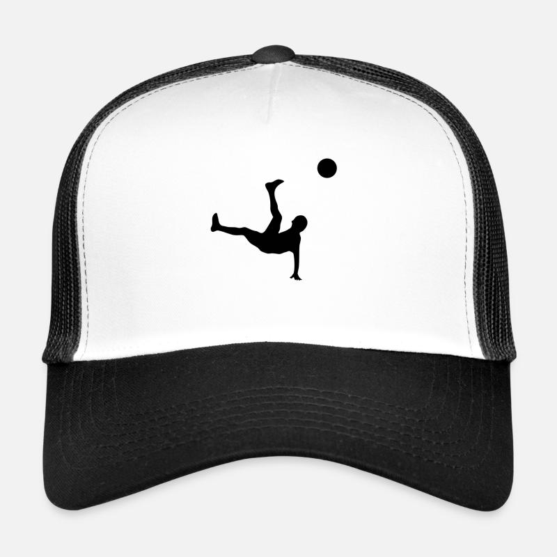 fussball - Trucker Cap - Weiß/Schwarz