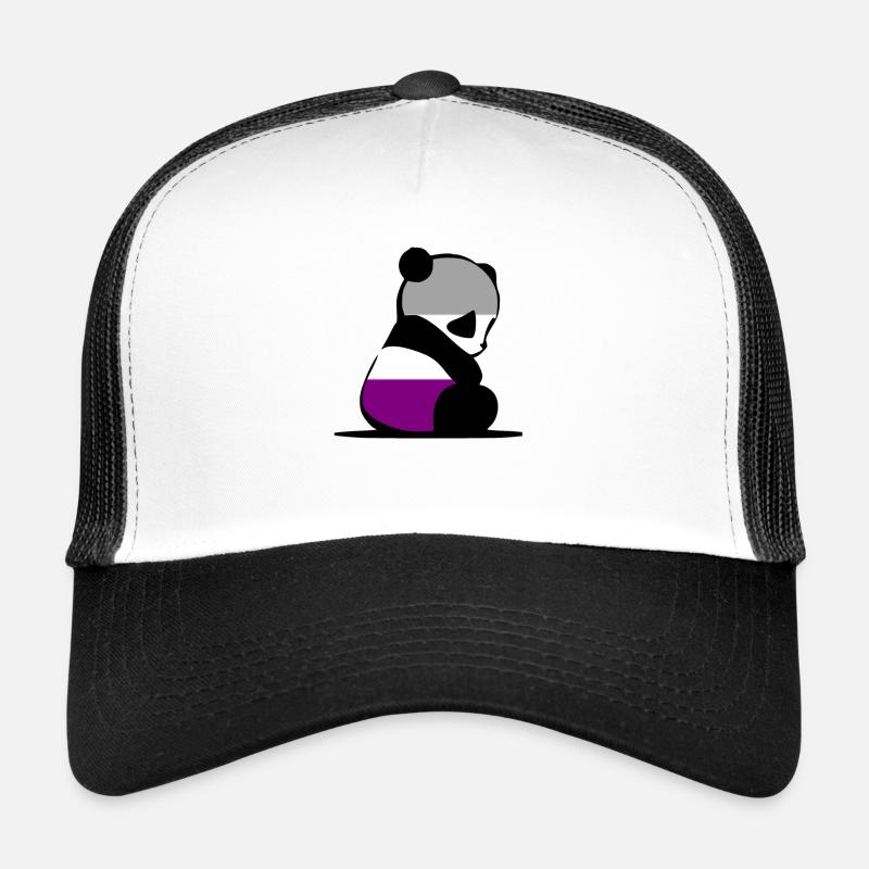 Panda ACE - Casquette trucker  - blanc/noir