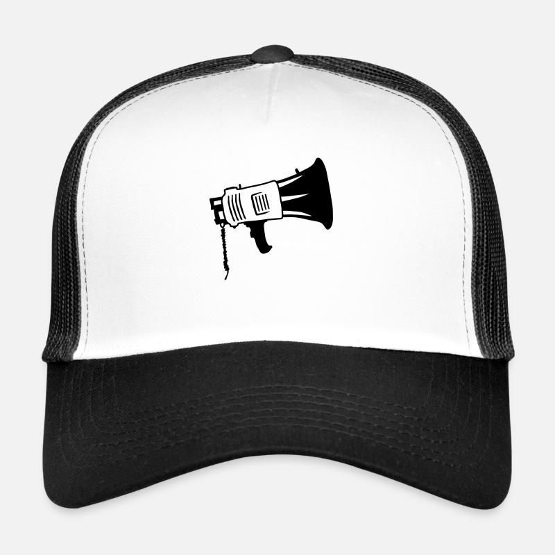 Megaphone Propaganda Symbol Speaker Trucker Cap