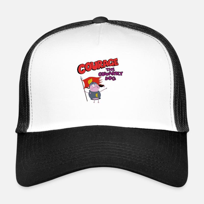 Courage le chien Casquette trucker 