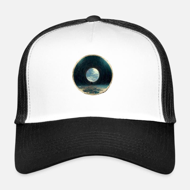 A circle in a circle Trucker Cap
