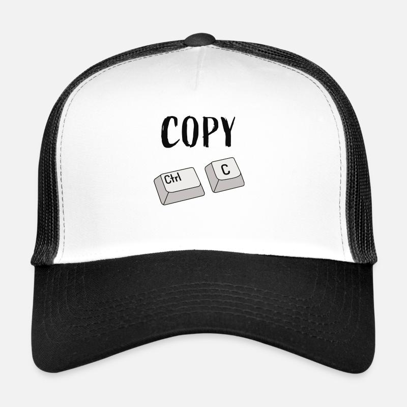 Ctrl C Copier Casquette trucker 