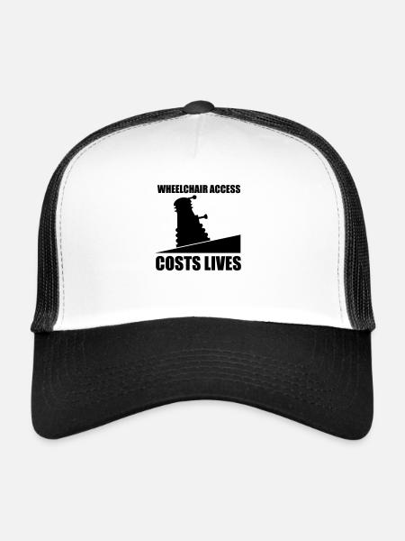 Wheelchair Access - Trucker Cap - white/black - Front