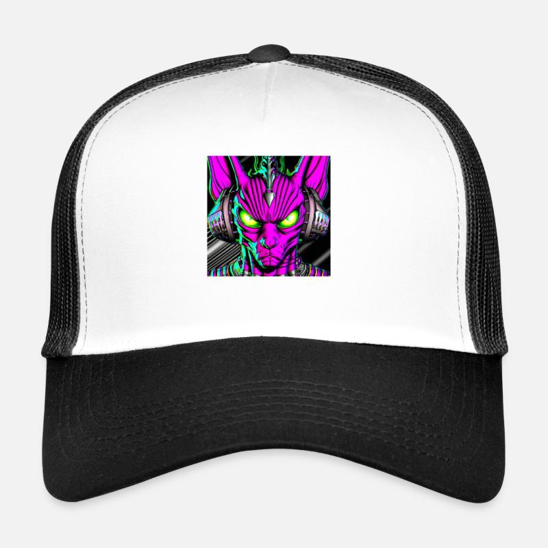 Chat en colère Casquette trucker 