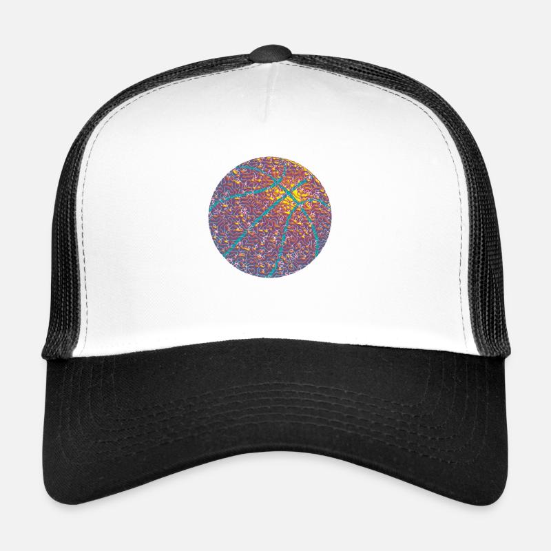 Mignon joueur de basket-ball à pois Casquette trucker 