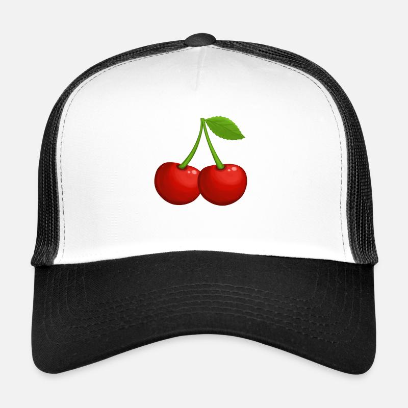 Deux cerises rouges douces Casquette trucker 