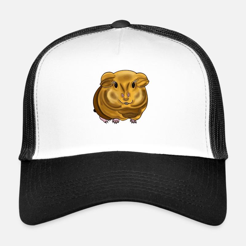 Le cochon d’Inde est mignon et petit. Casquette trucker 