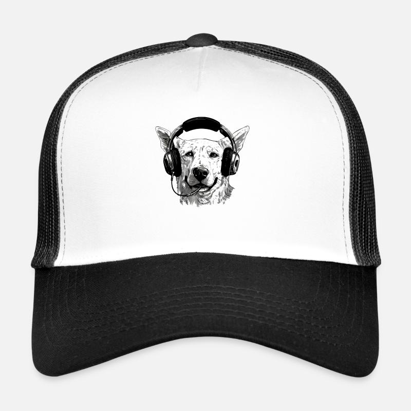 Jack le chien audiophile Casquette trucker 