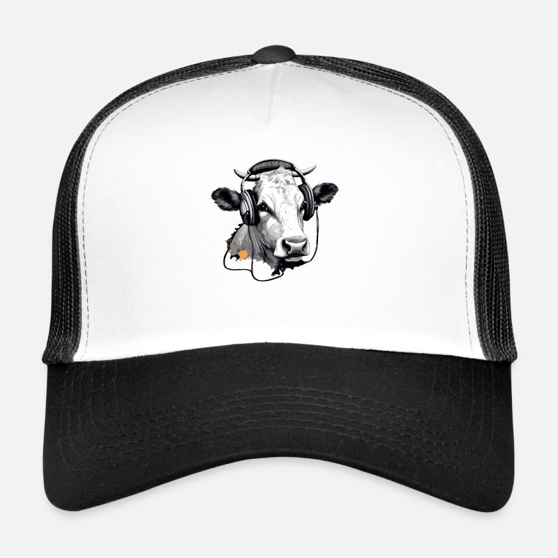 Jiji la vache audiophile Casquette trucker 