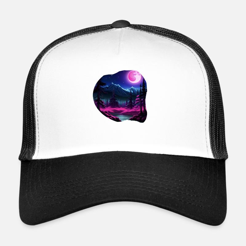 full moon nature Trucker Cap
