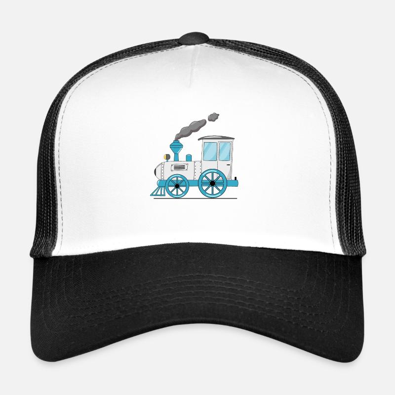Train pour enfants chemin de fer blanc Casquette trucker 