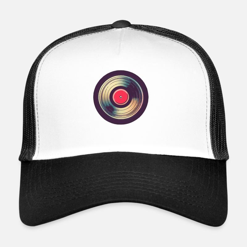 Disque vinyle rétro Casquette trucker 