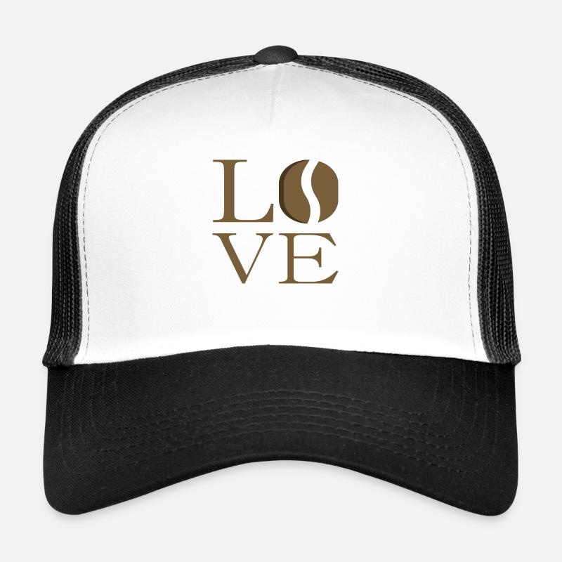 Coffee Love - Coffee Bean Love Trucker Cap