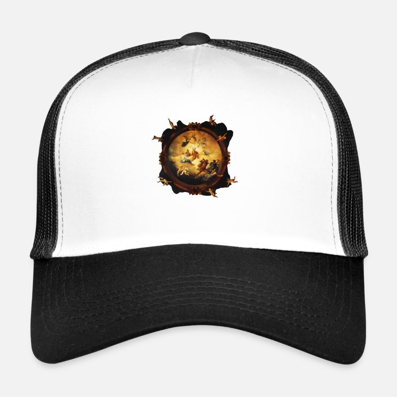 Bildende Kunst 1 - Trucker Cap - Weiß/Schwarz