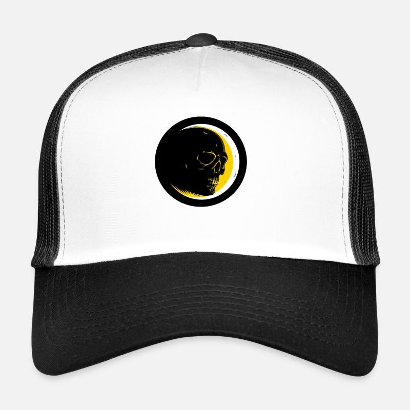 La face cachée de la Lune - Casquette trucker  - blanc/noir