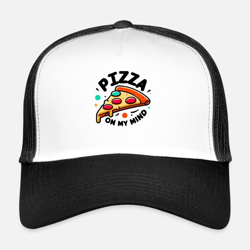 La pizza dans mon Casquette trucker 