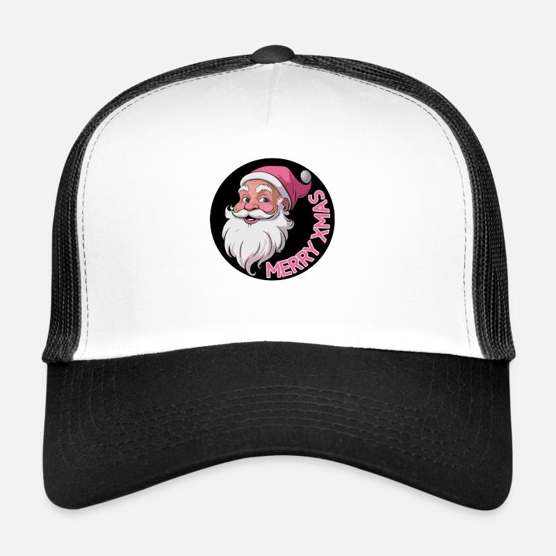 Joyeux Pinkmas rose Noël Noël joyeux Noël Casquette trucker 